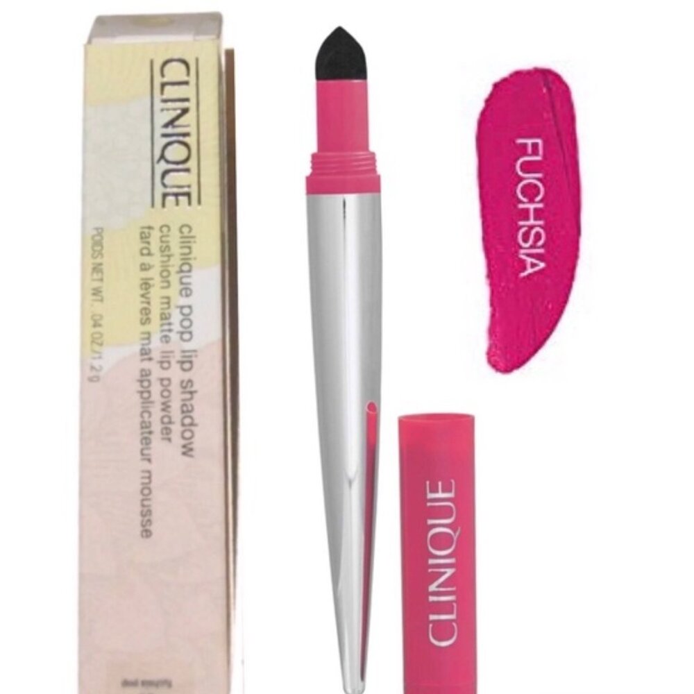 Clinique Pop Lip Shadow Matte Powder Fuchsia Pop NEW IN BOX